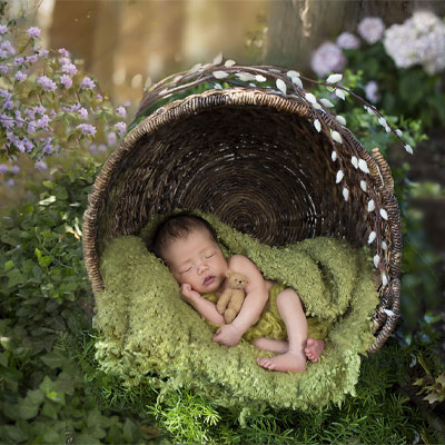 baby in the garden 6 month baby boy photoshoot ideas at home
